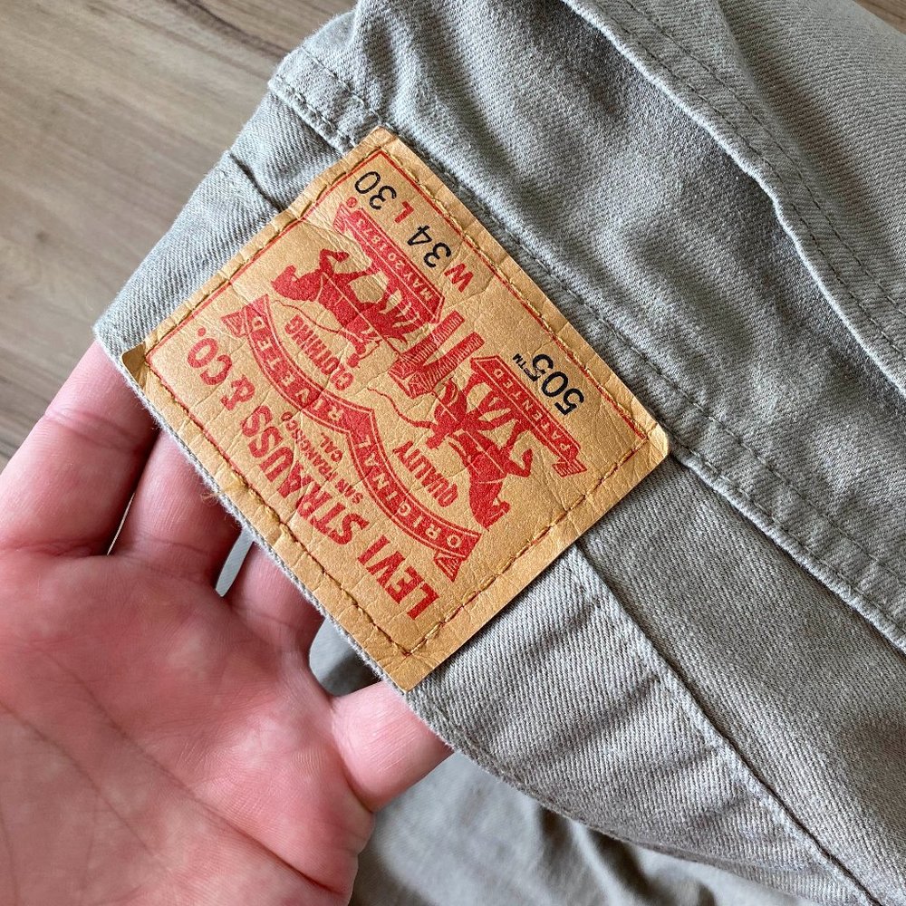 Quality Levi's canvas 505 pant 34/30